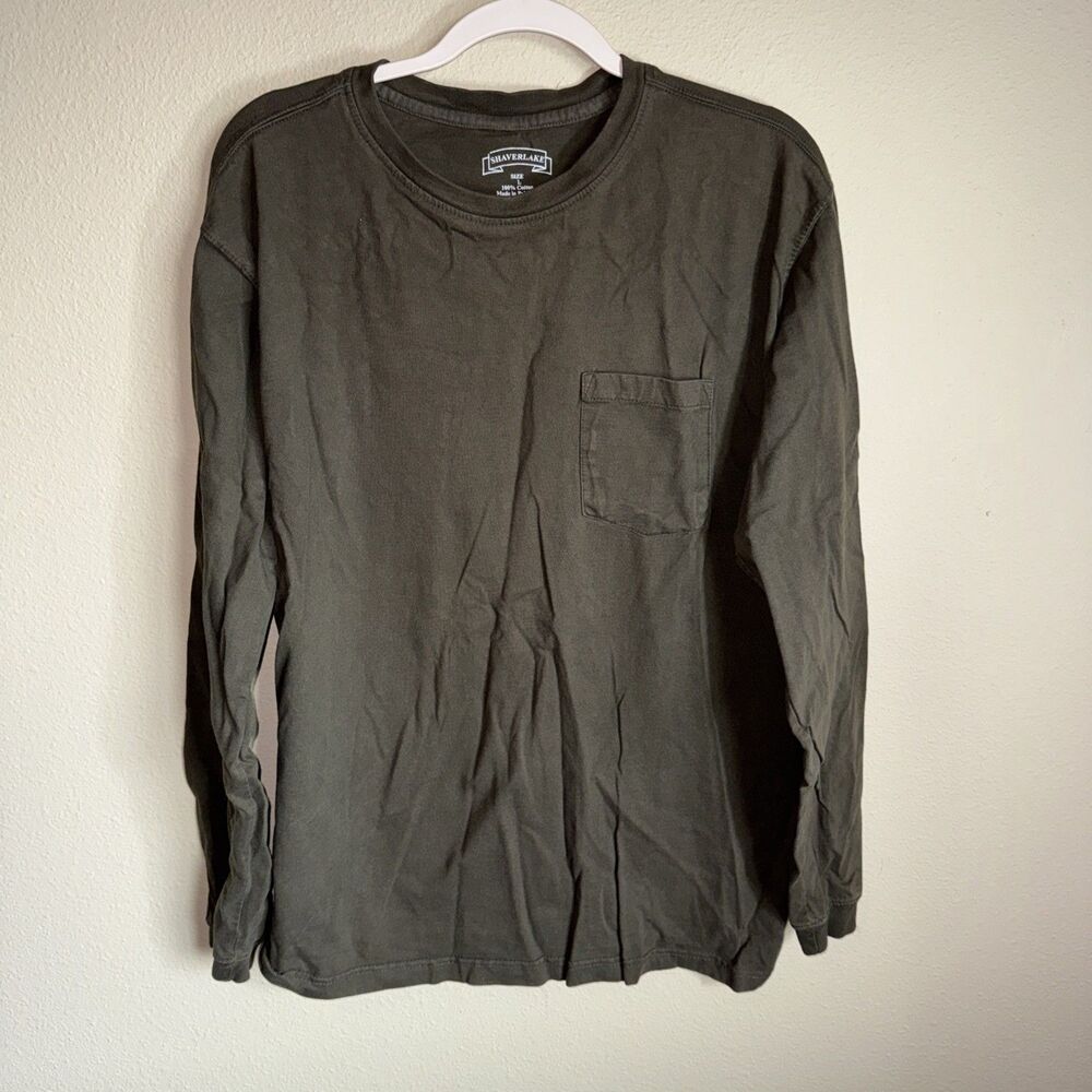 Shaver Lake Men’s Long Sleeve Shirt Green